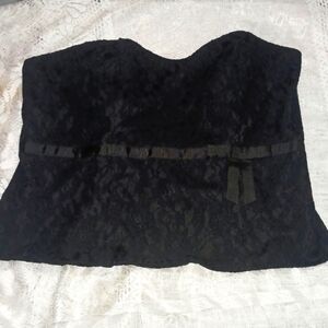 Lane Bryant Plus Size corset style strapless top